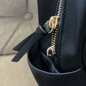 Kate Spade Large Bradley Wilson Backpack EUC Kate Spade New York Wilson Road Black White Stripe Bradley  main image 4